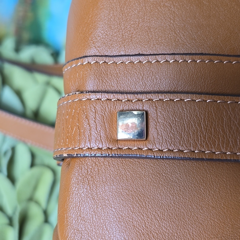 LK BENNETT Medium  Brown Anna Leather Handbag - Picture 10 of 16